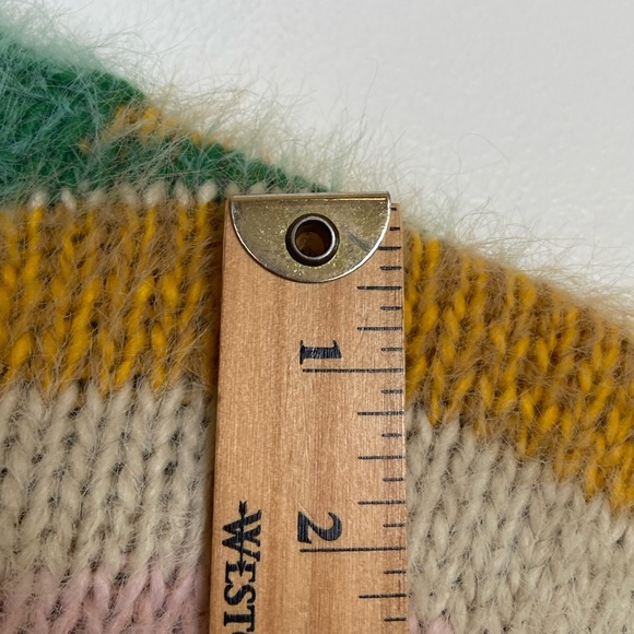 Urban Outfitters Kimchi Blue Fuzzy Sweater Size S Multicolor Slouchy Mock Neck - Picture 8 of 11